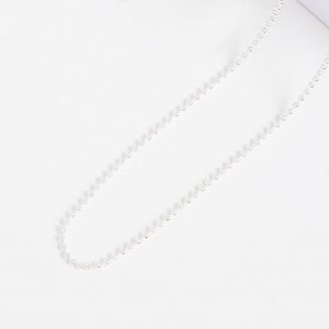 Silver Ball Chain Necklace