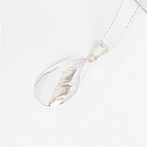 Silver Mussell Shell Pendant