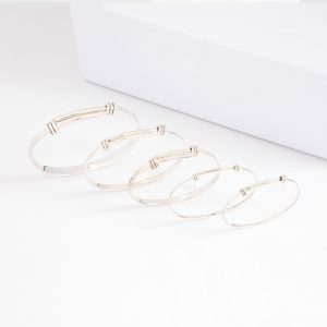 Sterling Silver Expandable Bangle